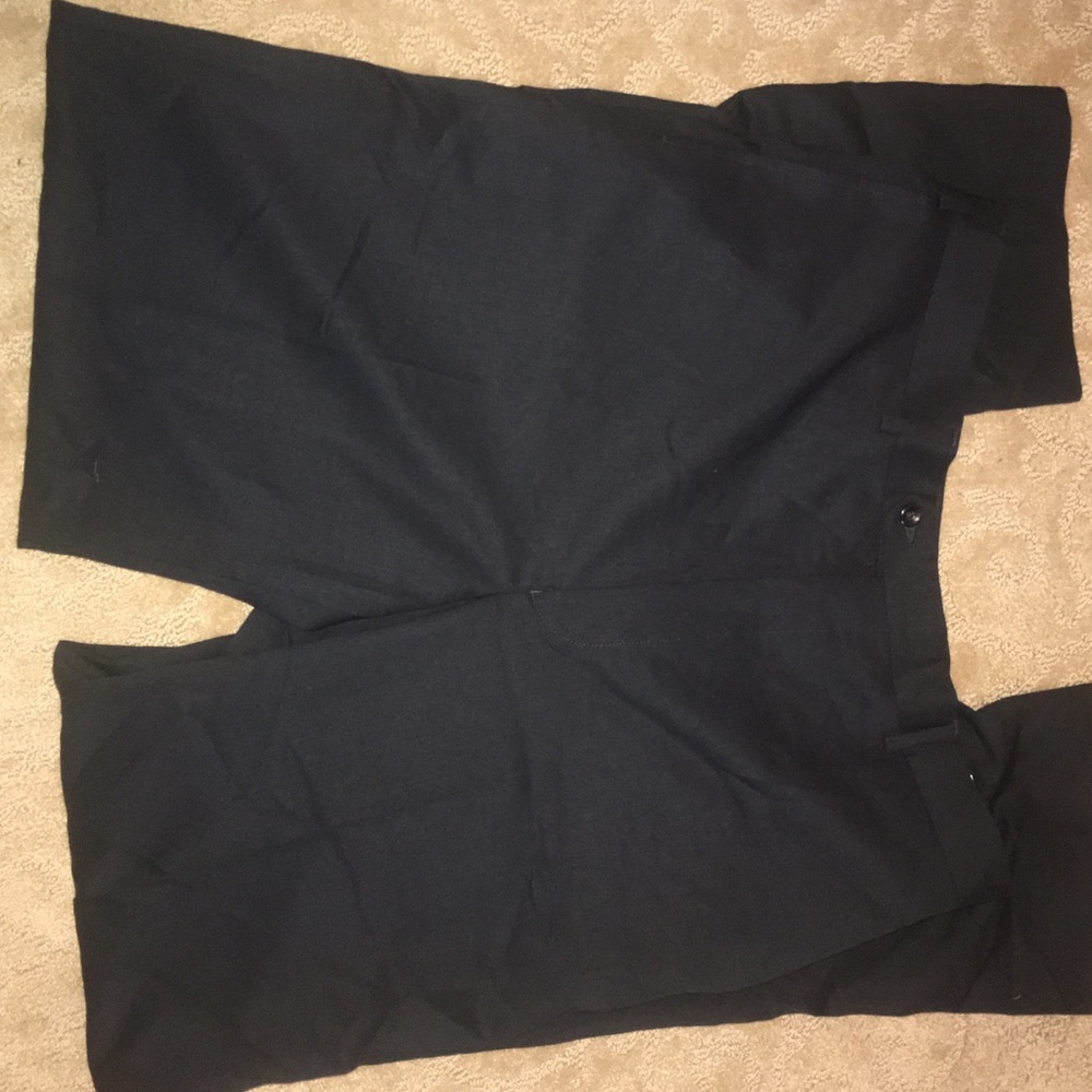 Jos.A Bank Gabardine Wool dress pants black 38 36